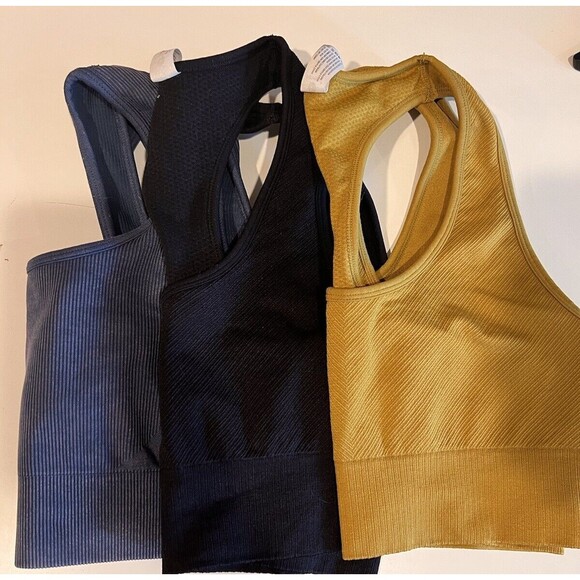 90 degree by reflex Sports Bra Lot Of 3 Size Large - Picture 1 of 8